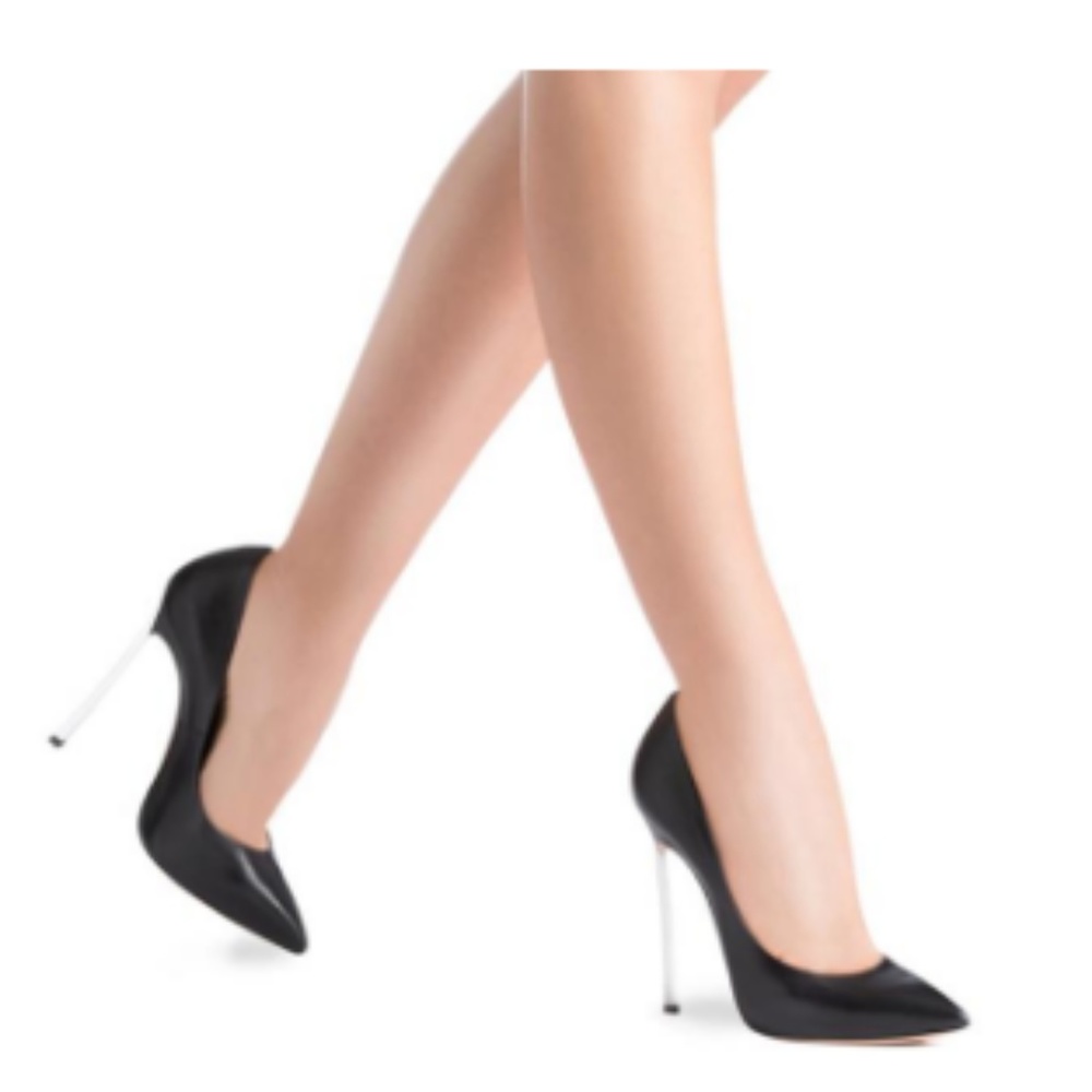 CASADEI Blade black Patent Pumps